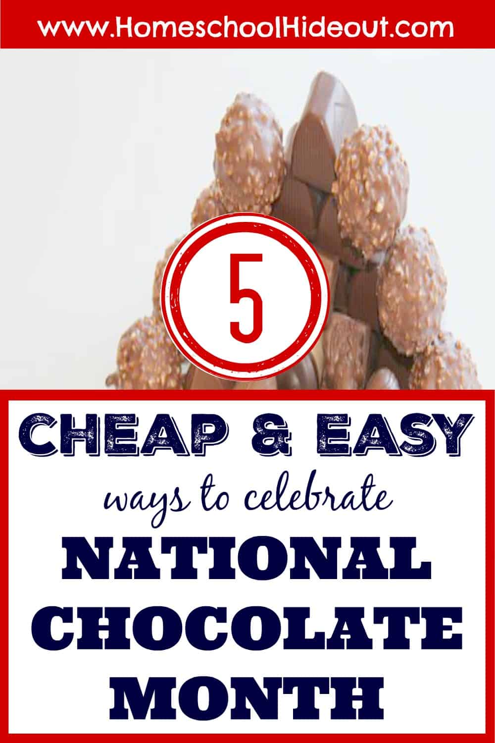 Love these ideas to celebrate National Chocolate Month! I spent less than $5 and bought enough chocolate for an entire day's school!