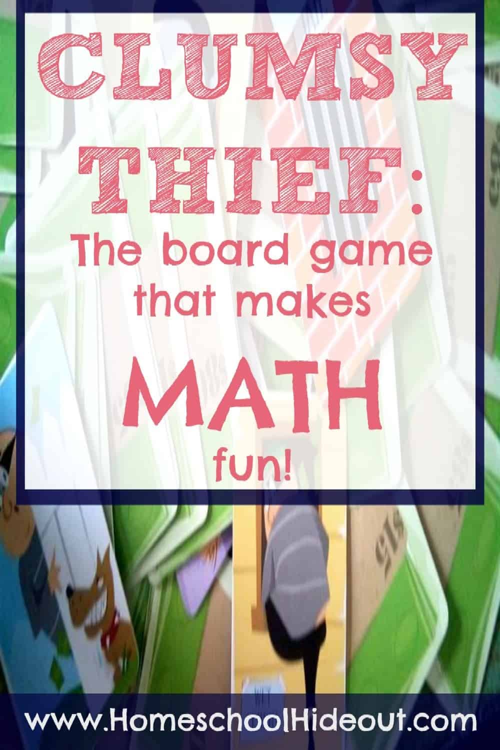 This game has taken over our math time! It's quick and easy and quickly rising to the top of our favorite lists. Clumsy Thief board game is fun for the whole family!