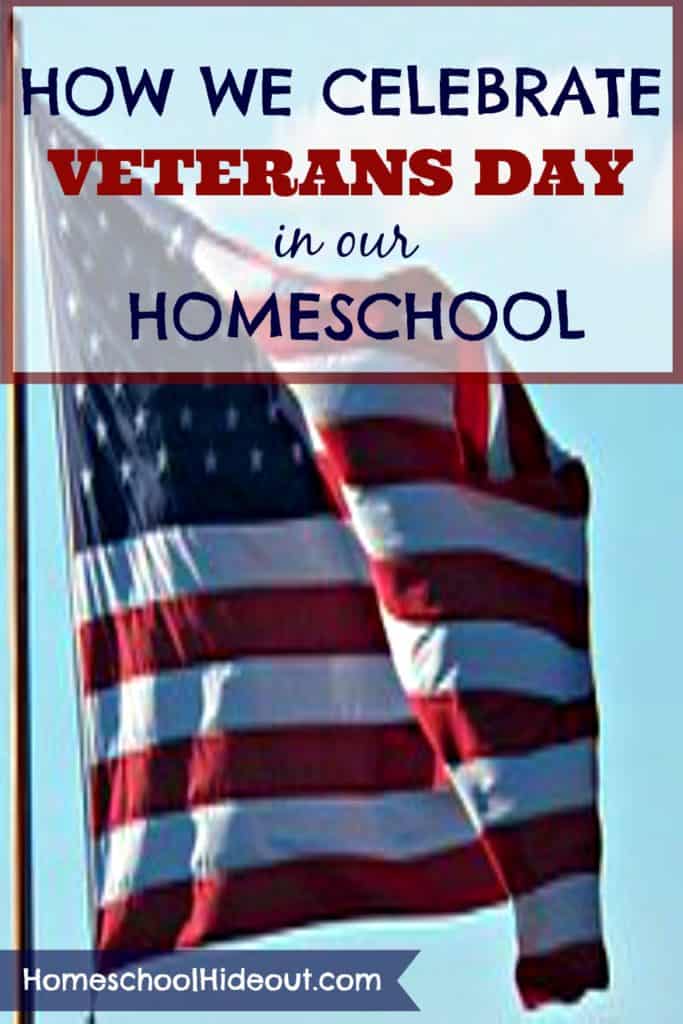 It's easy to celebrate Veteran's Day in your homeschool! Check this out for a life-changing event that you and your kiddos will cherish for years to come.
