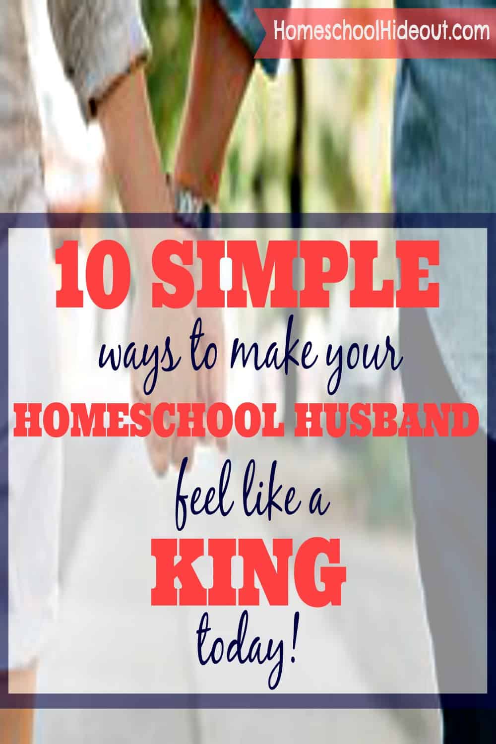 Simple tips to make your husband feel appreciated. Great ideas for homeschooling famliies, who tend to forget to include Dad in their day-to-day activities.