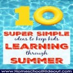Keep Kids Learning Through Summer