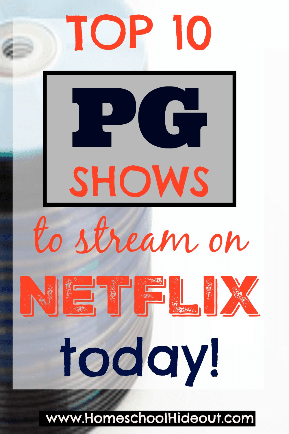 OMG! I forgot about most of these shows! You can find me on the couch for the next couple of months, binge-watching! SERIOUSLY, the top 10 PG shows to stream on Netflix! Yes, please!
