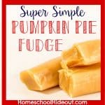 Super Simple Pumpkin Pie Fudge Recipe