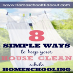Housework and Homeschooling: 8 Easy Tips to Keep You Sane