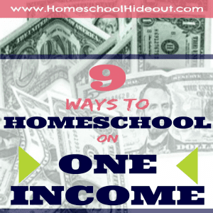 Looking for ideas to homeschool on one income? This is the ultimate guide!