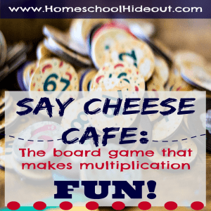 "Say Cheese Cafe" is the hottest new way to learn your multiplication facts!
