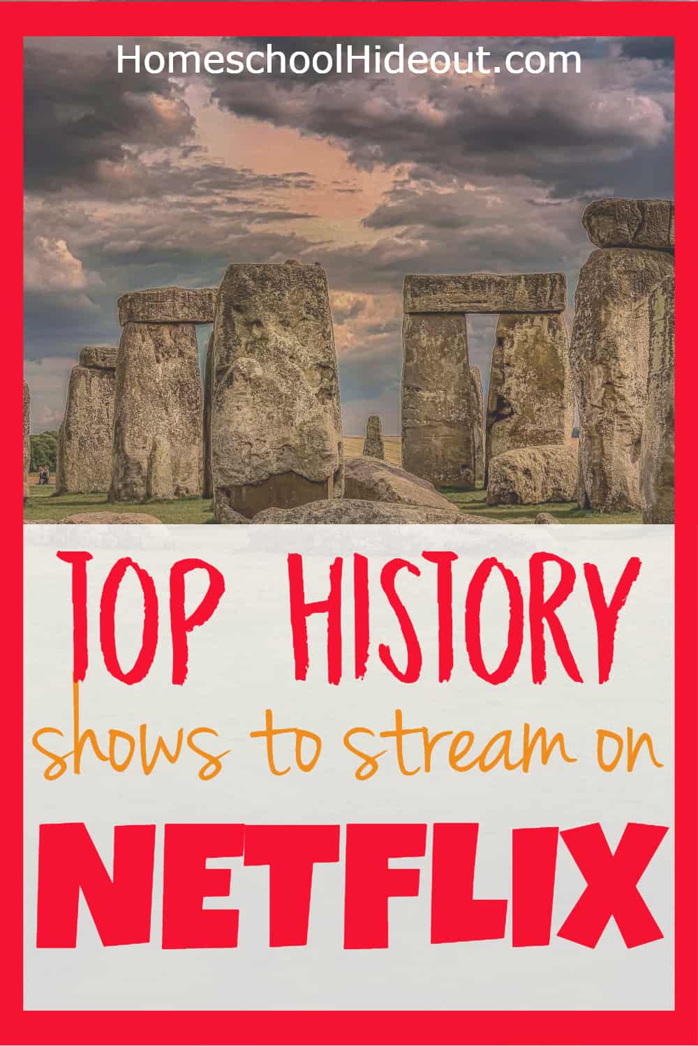 Oh wow! I've never seen most of these! Animals, nature, wars and more. This list of 100 educational shows to stream on Netflix is being printed out, as we speak!