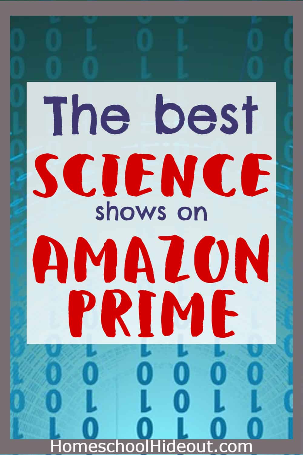 WHOA! This list of 100 educational shows on Amazon Prime is priceless!