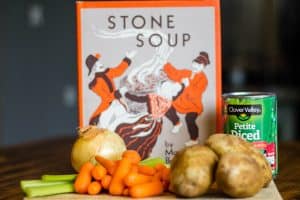 This Stone Soup recipe is PERFECT! A tale of sharing, caring and wits at its best!