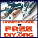 Homeschool for FREE using DIY.org!
