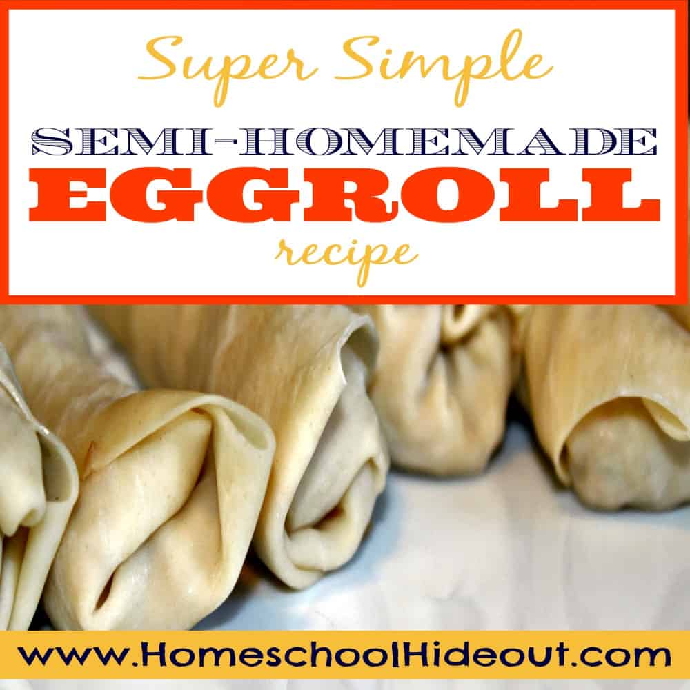 Semi-Homemade eggrolls? This is a recipe that belongs in MY KITCHEN!
