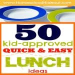50 Kid-approved quick and easy lunch ideas