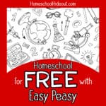 Homeschool for FREE using Easy Peasy