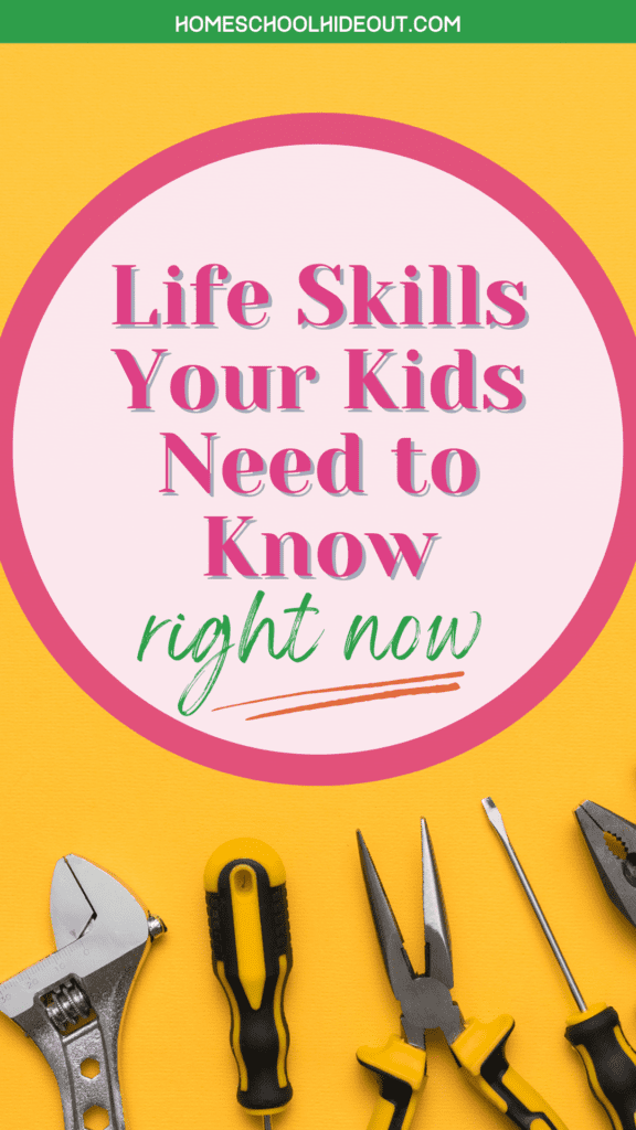 Wondering what life skills you need to equip your kids with? This list of 30 ideas is where I'm starting!