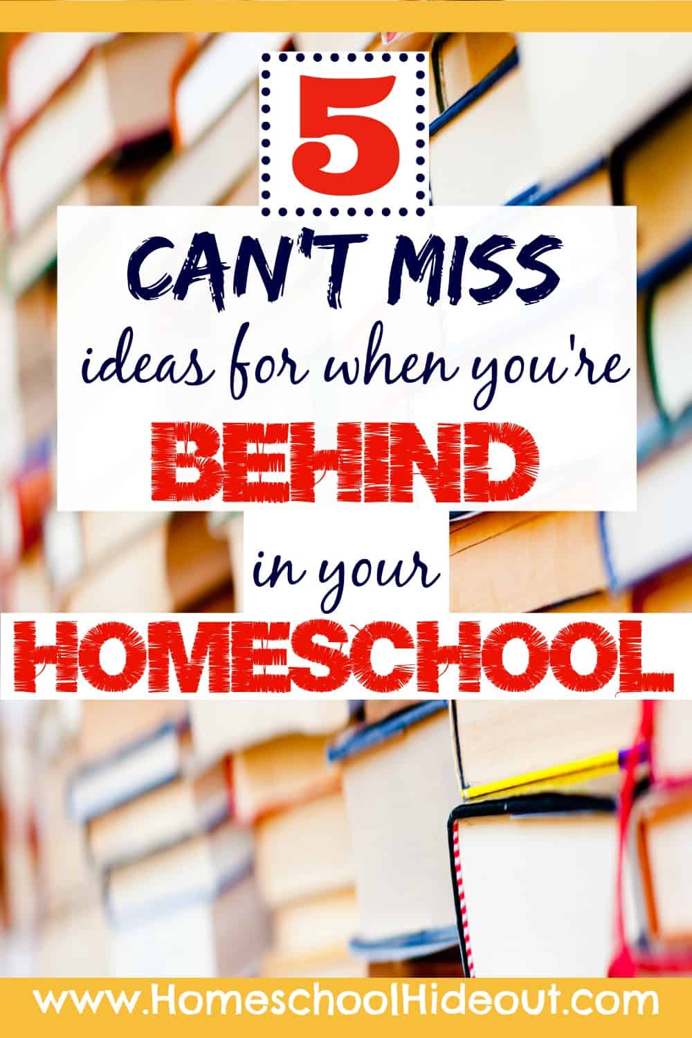 Behind in your homeschool? These tips kept me sane and not freaking out.