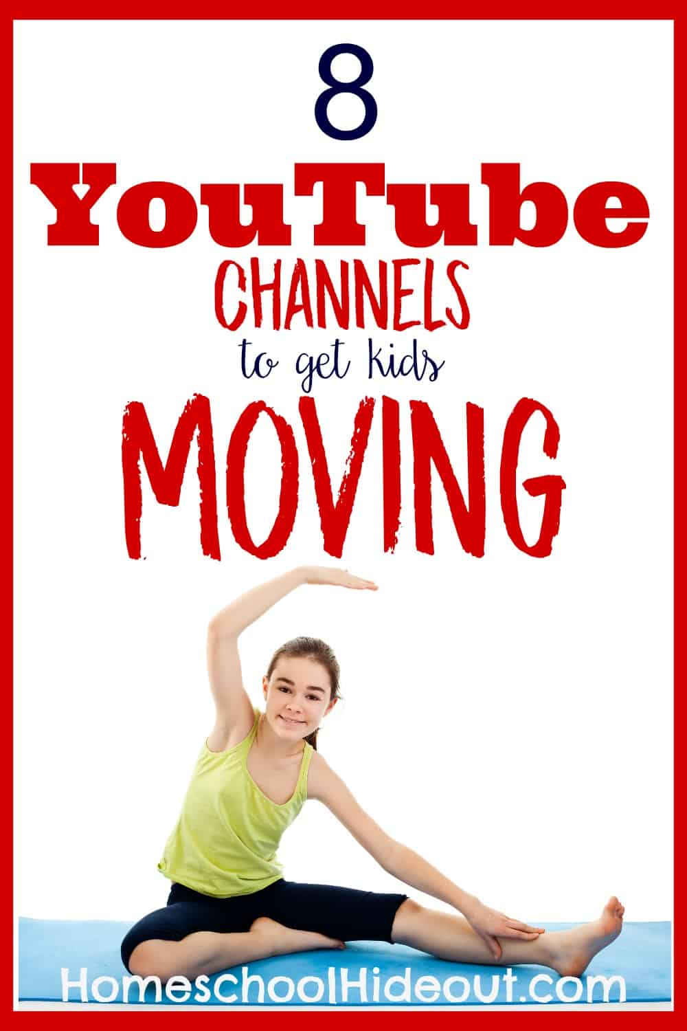 Fun list of quick and easy homeschool PE channels. I hadn't heard of most of these. Great way to release some energy when you can't get outside.