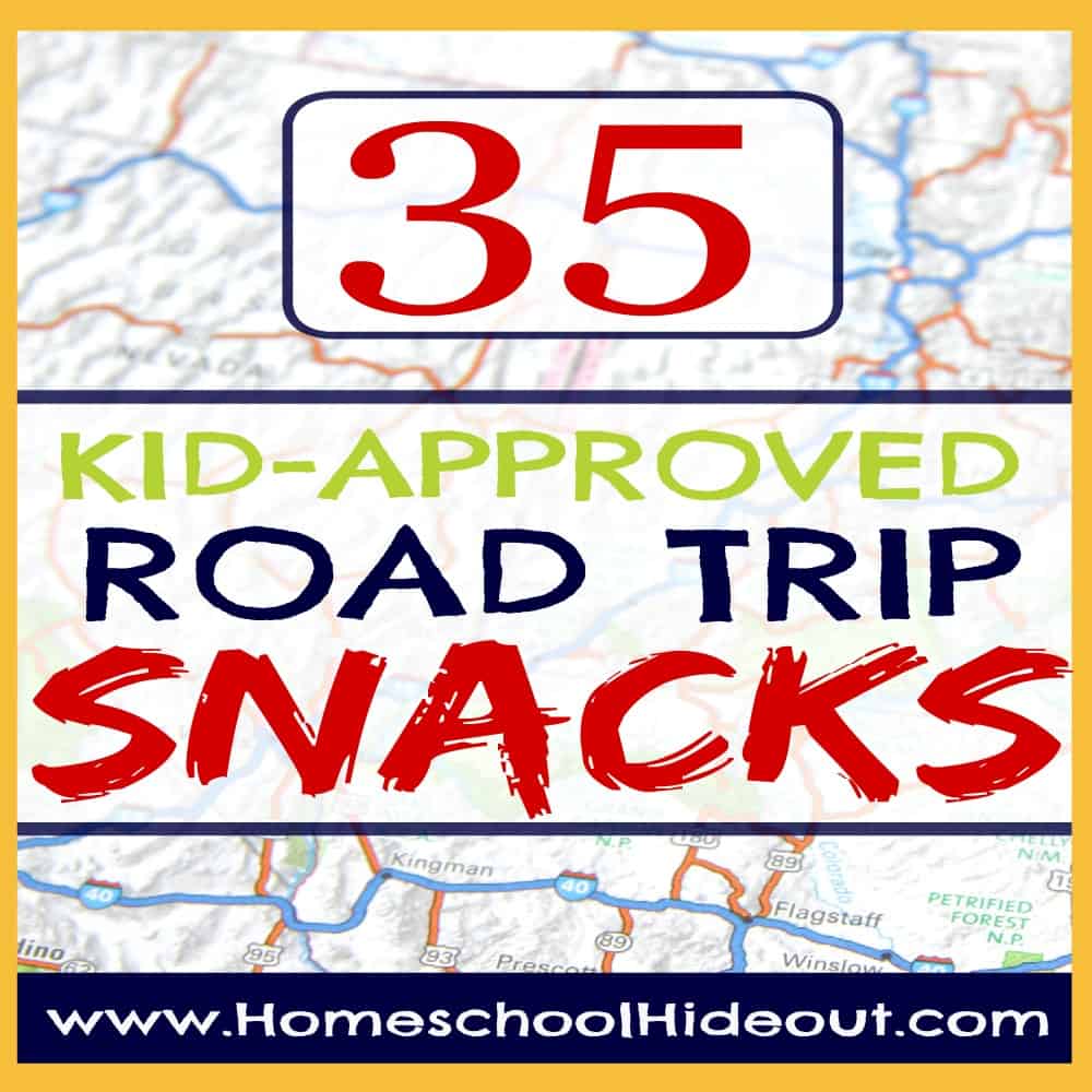 52 Mess-Free Kids Road Trip Snacks They Will Love - Practical