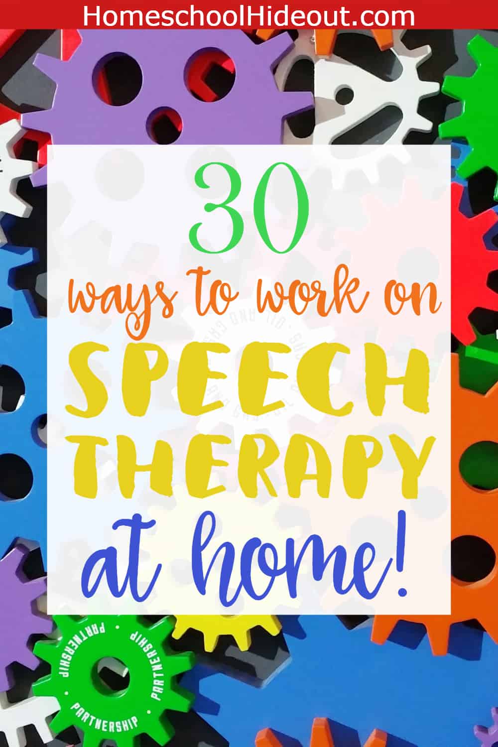 You CAN do speech therapy at home! Armed with this list of 30 resources, you can get started today.