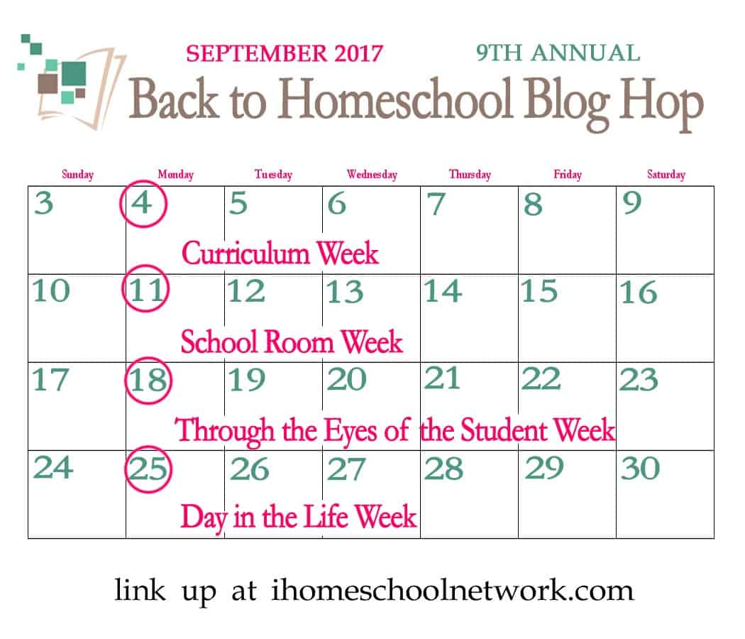 Join iHN's Back to Homeschool Blog Hop!