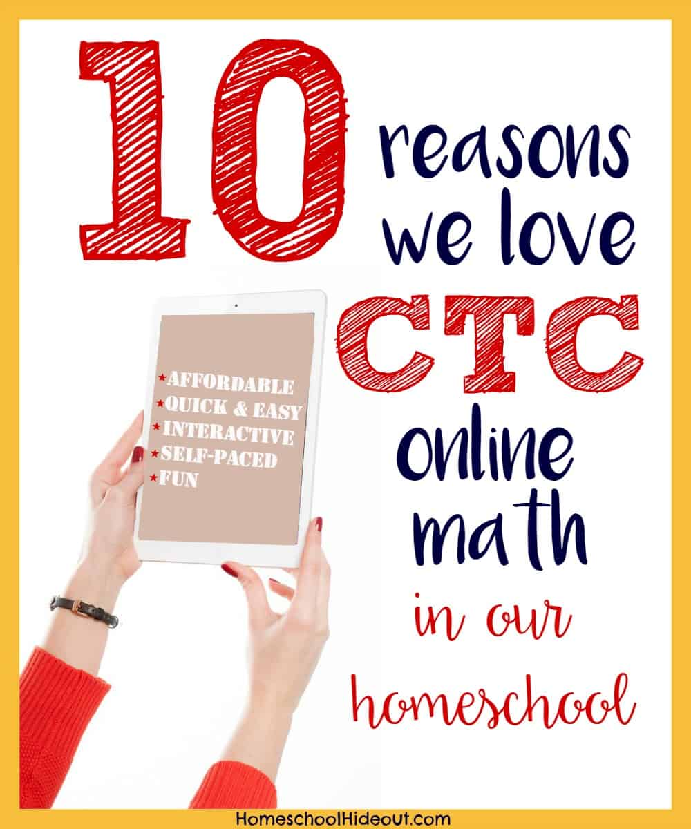 CTC online math curriculum is changing our homeschool, one quick video at a time!