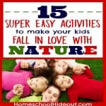 The ULTIMATE list of outdoor activities for kids.