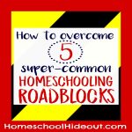 5 Homeschooling Roadblocks