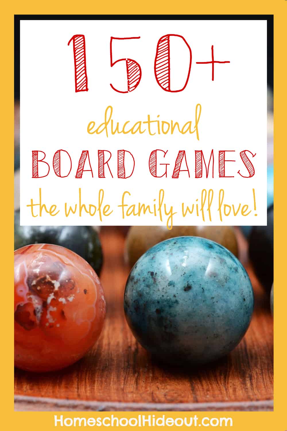 150+ educational board games the whole family will love!