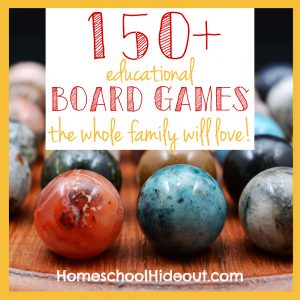 Add some fun to your learning with this list of over 150 board games, arranged by subject!