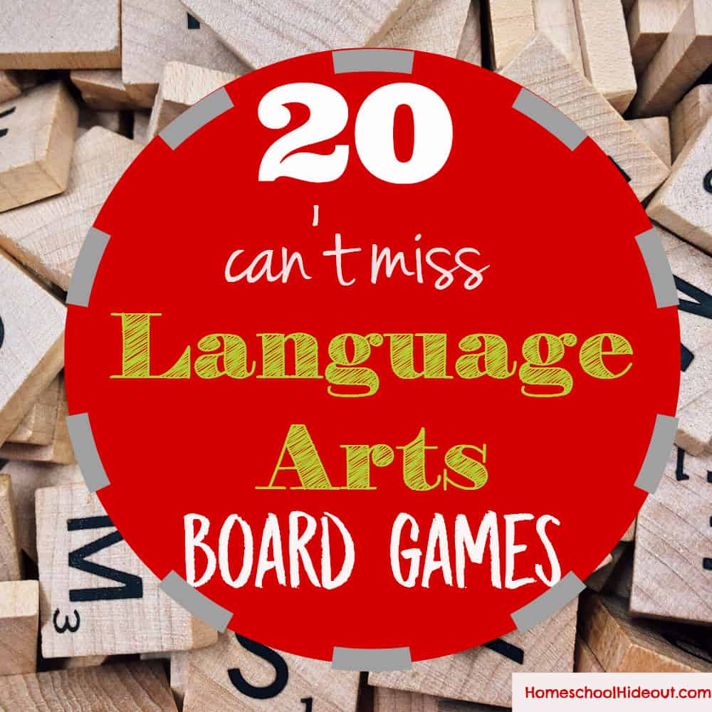 Great list of the top 20 language arts board games!