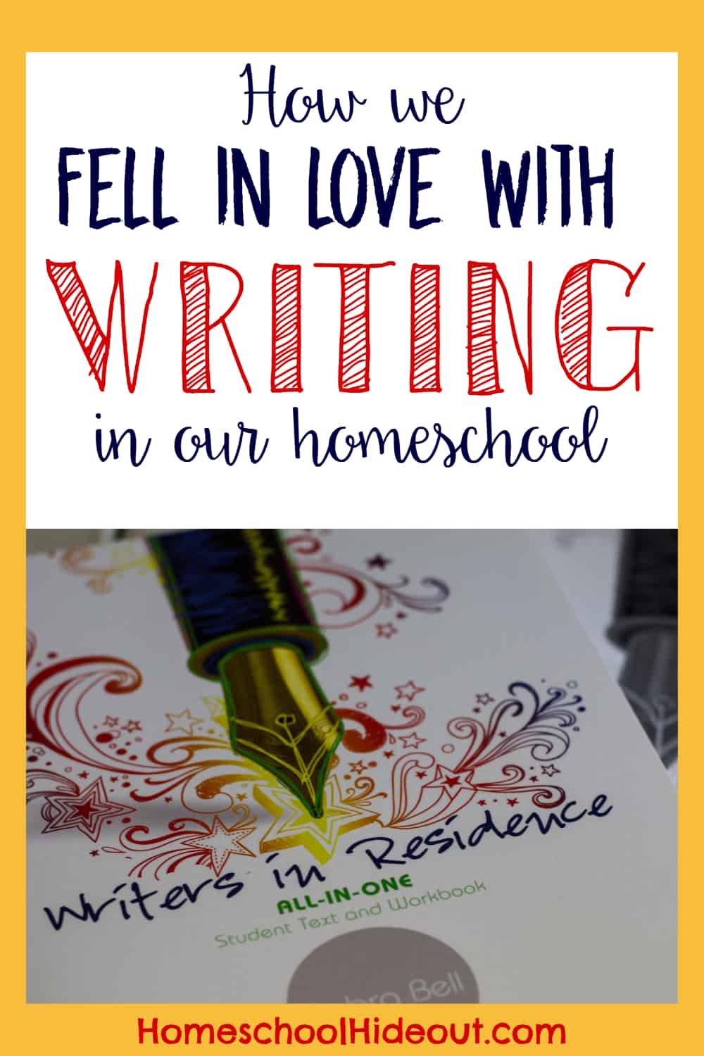 Writers in Residence is the most engaging homeschool writing curriculum we've found! The kids are LOVING it!
