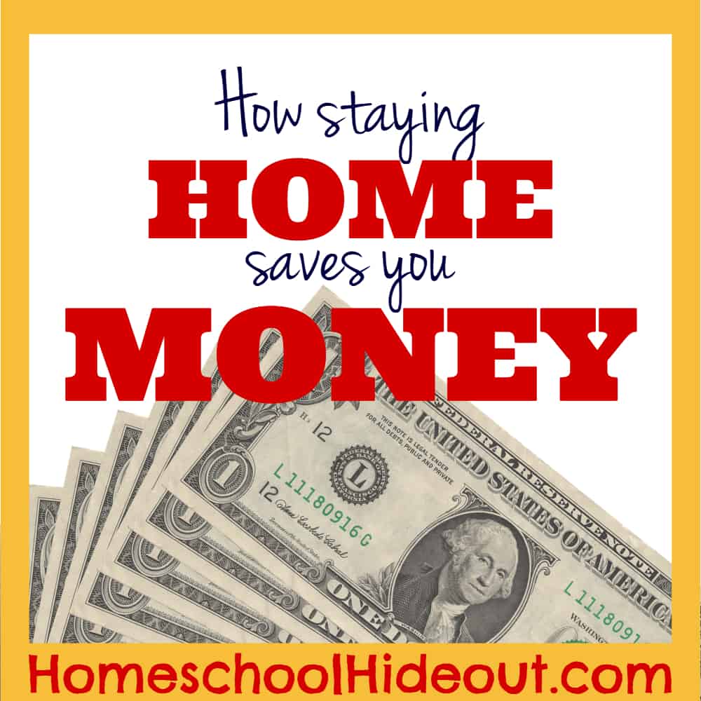 Staying home to save money is one of the simplest ways to keep your budget in check. No gas, no impulse buys, no drive-thrus. The ideas here for staying sane are a great addition!