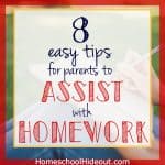 How Parents can Assist with Homework