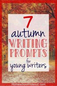 7 Autumn Writing Prompts for Young Writers - Homeschool Hideout
