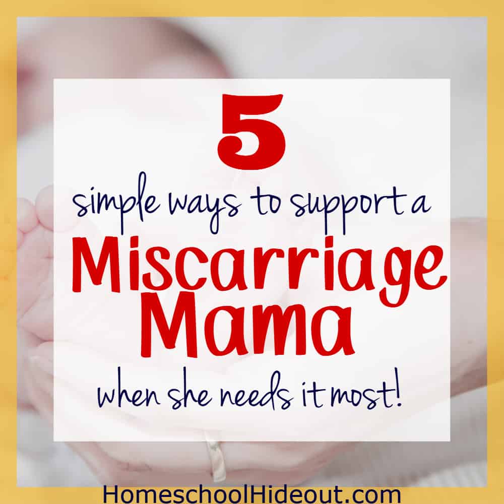 These 5 simple ideas are perfect! Support for miscarriage moms is a hard thing but this has helped me understand how to avoid the awkwardness.