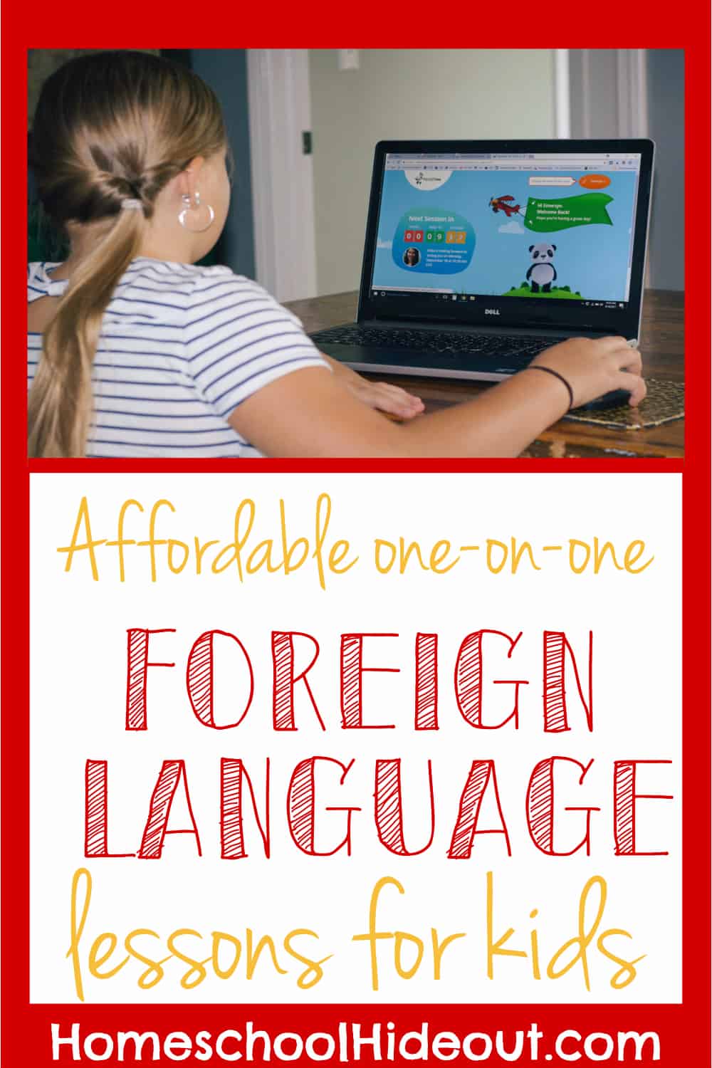 Foreign language lessons for kids don't have to be expensive! With PandaTree.com, kids will fall in love with learning from their tutor!