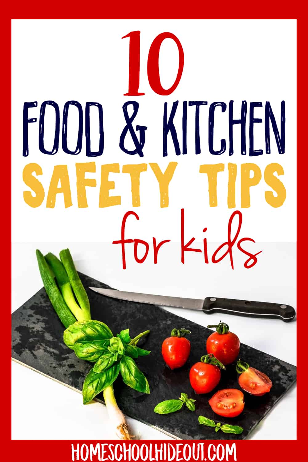 Food and kitchen safety is something that kids will need for the rest of their lives. These 10 tips are things I would've never thought of!