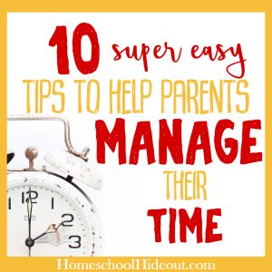 Looking for ways to manage your time as a parent? These simple ideas will leave you with plenty of time to enjoy the FUN parts of parenthood.