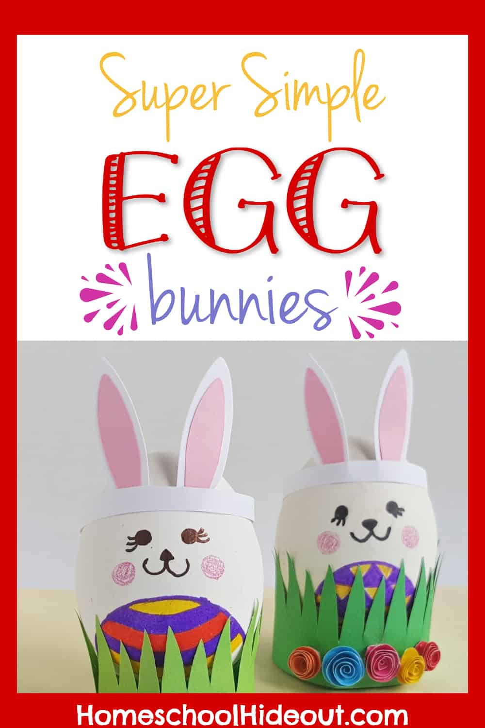 Our Easter egg bunny craft is all of your favorite spring aspects, rolled into one! Bunnies, eggs and mess-free are exactly what you and your kids will love about this easy craft!