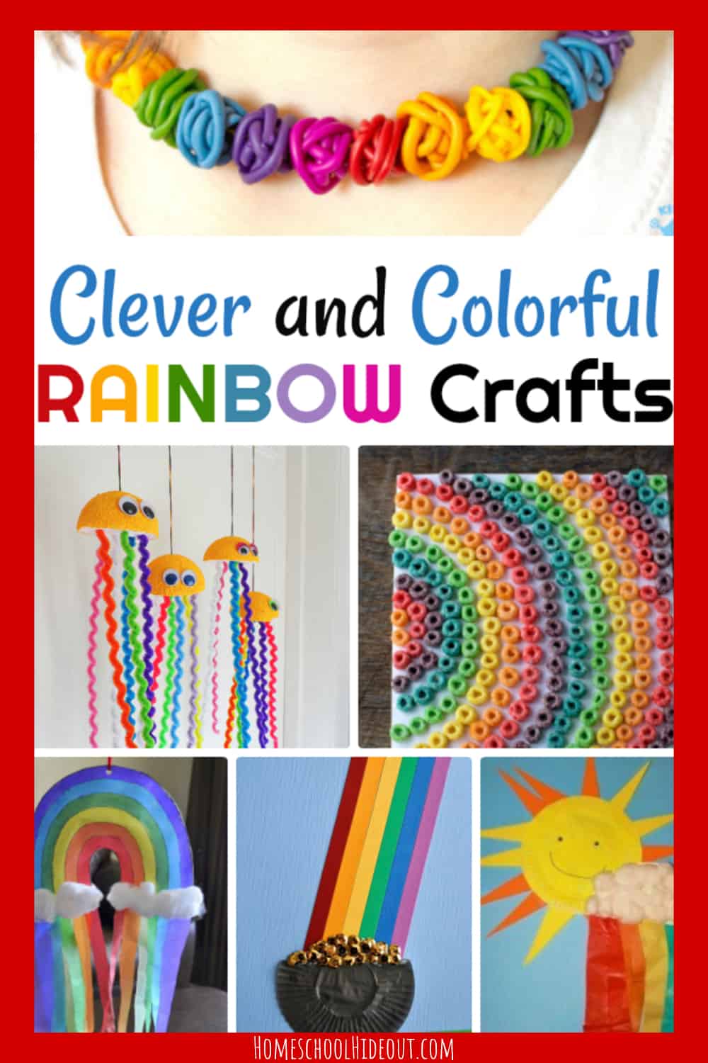 Love these rainbow crafts for kids. They'll make the most adorable keepsakes and are sure to inspire a smile!