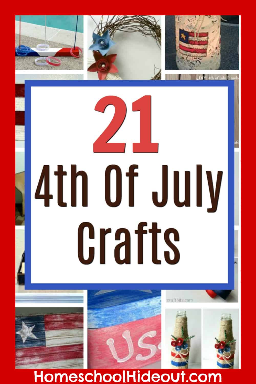 Decorate with these 21 DIY patriotic crafts and activities!