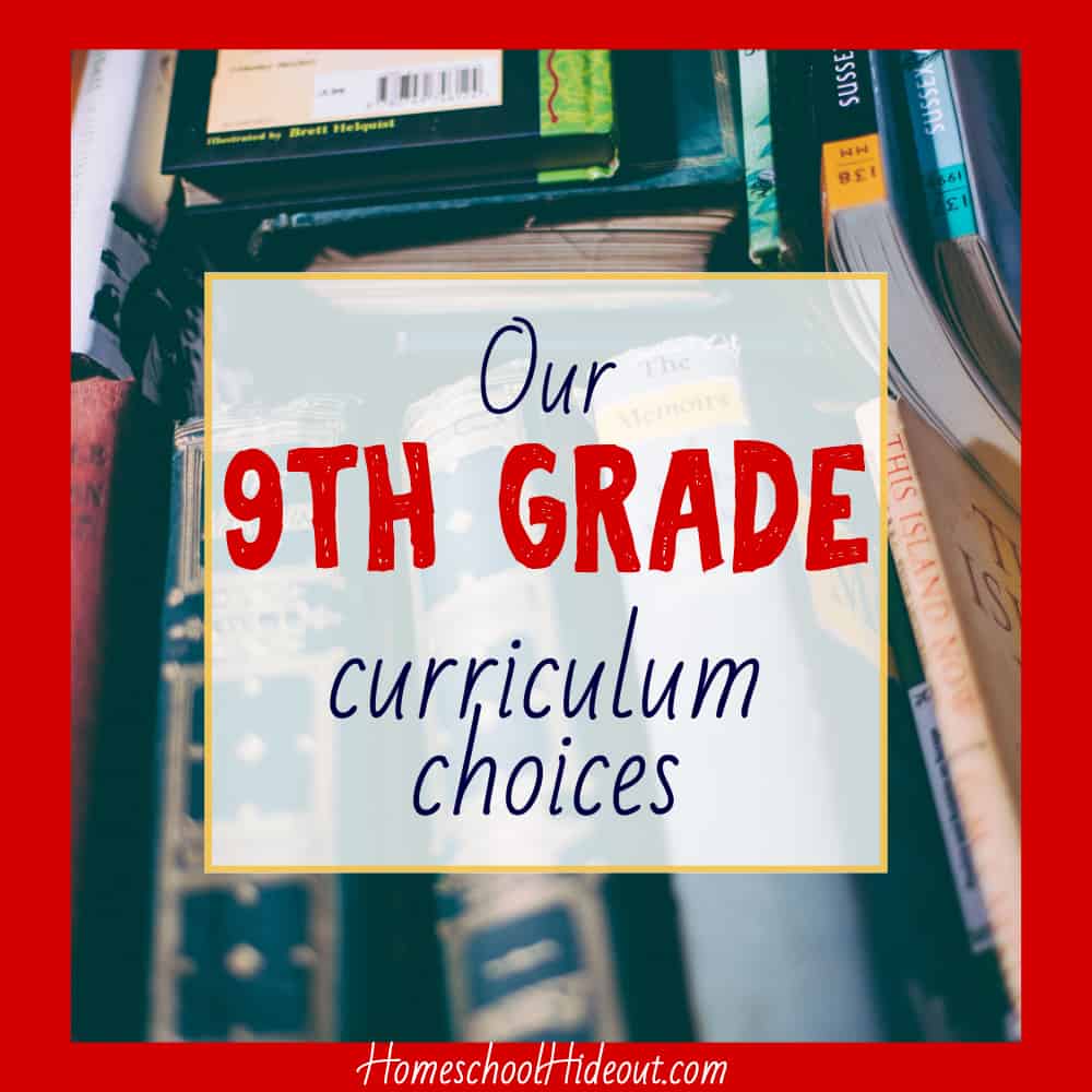 Our freshmen homeschool curriculum is tailored perfect for our sweet girl!