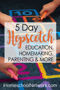 Hop on over to iHN's 5 day hopscotch to find more great posts like our freshmen homeschool curriculum.