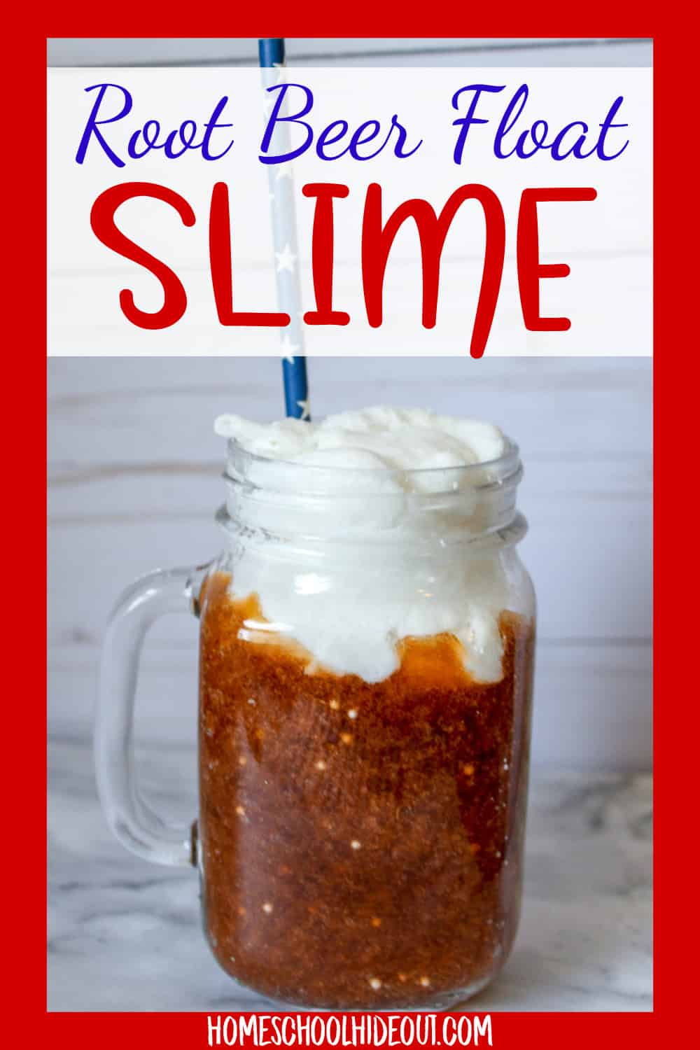 Who wouldn't love a simple root beer float slime? It'll make your taste buds water the whole time you're playing with it!