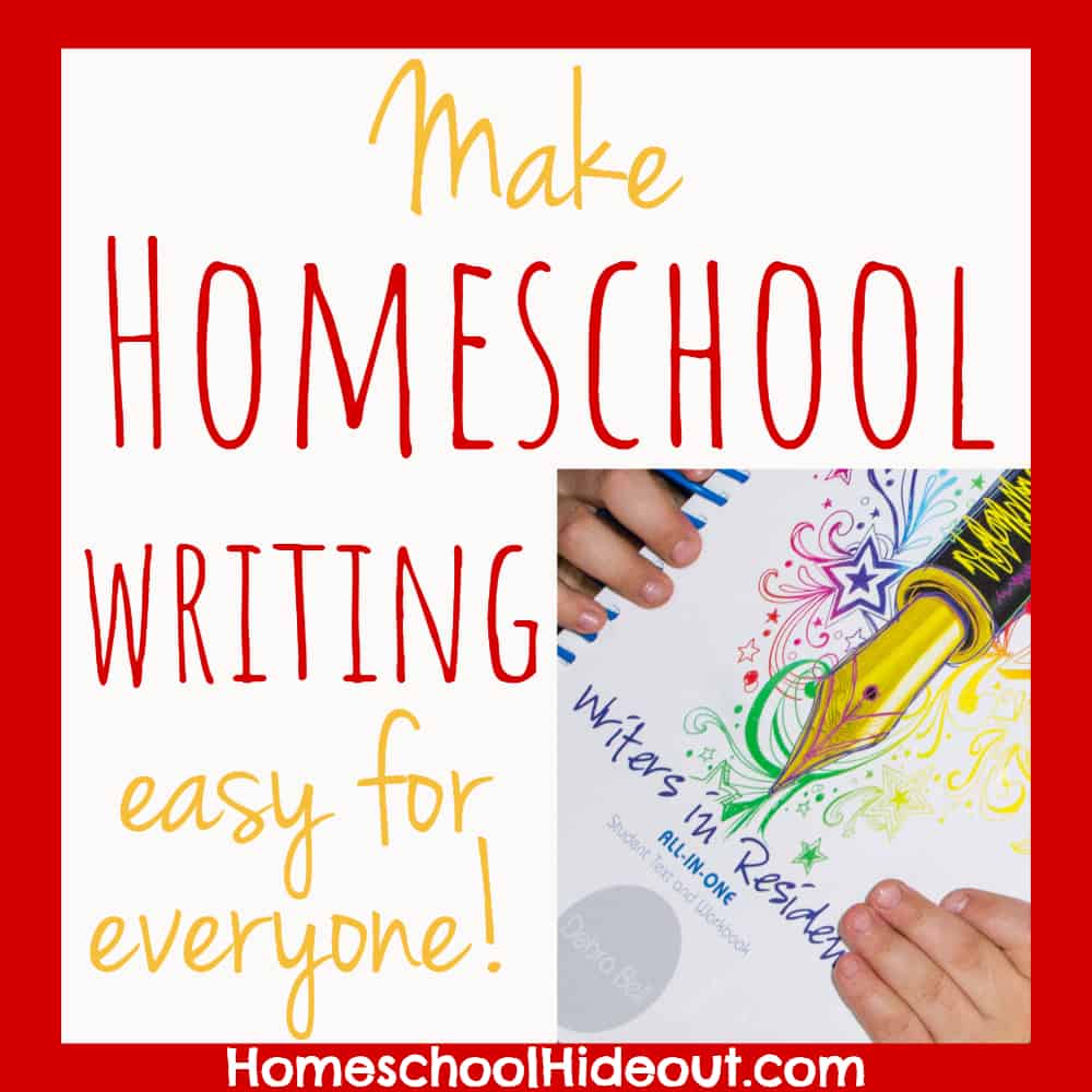 Take the struggle out of homeschool writing with Writers in Residence!