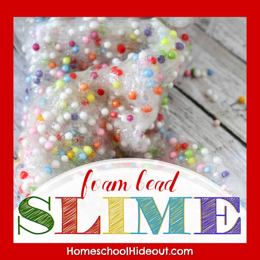 Add some fun with foam bead slime! Kids love the texture and you'll love the fool-proof recipe.