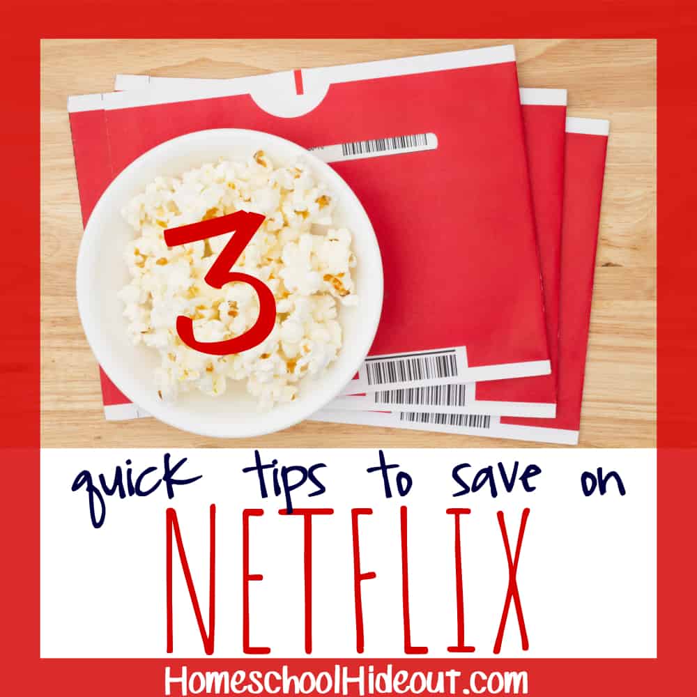 These 3 simple tips have helped me save money on Netflix for years! Start now and you'll be glad you did. (Why didn't I think of #3 before now!?!?)