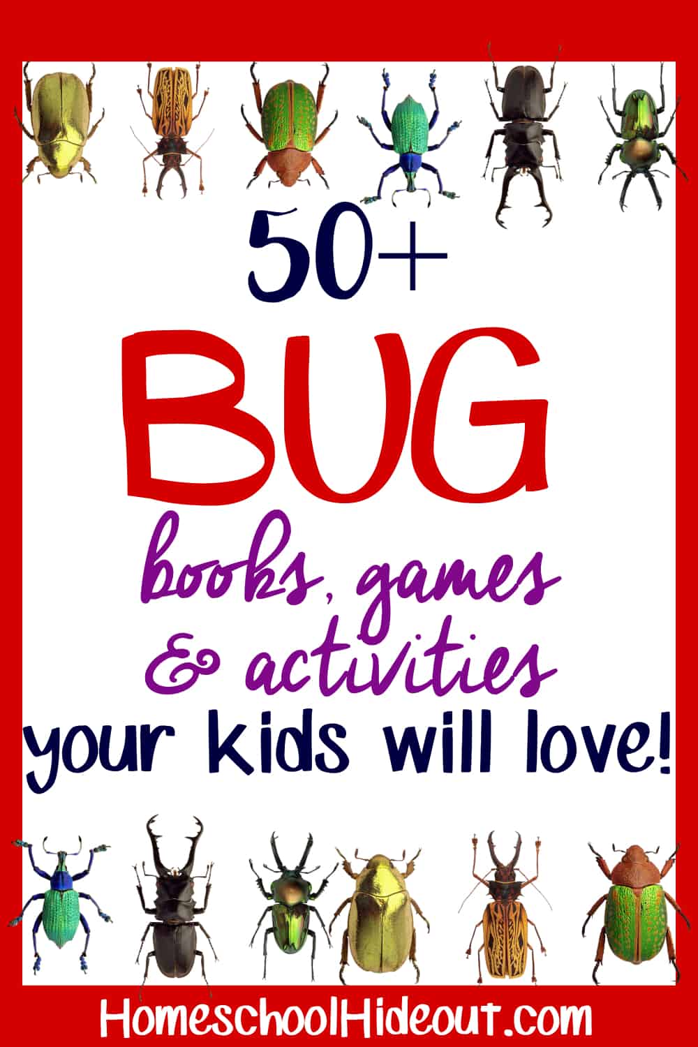 This bug unit study has it all! Fun games, books, games and even snacks that your kids will love. #bugs #unitstudy #homeschoolers #TGATB #TGATBanthropods #anthropods #insects #