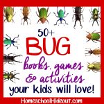 This bug unit study has it all! Fun games, books, games and even snacks that your kids will love. #bugs #unitstudy #homeschoolers #TGATB #TGATBanthropods #anthropods #insects #