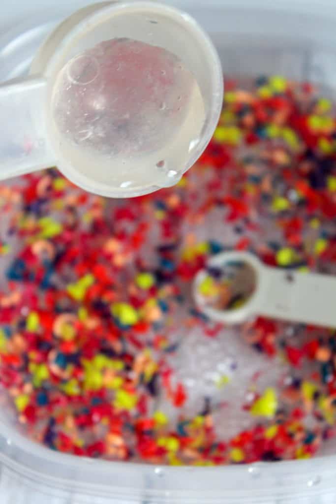 Quick & Easy Crayon Slime Recipe - Homeschool Hideout