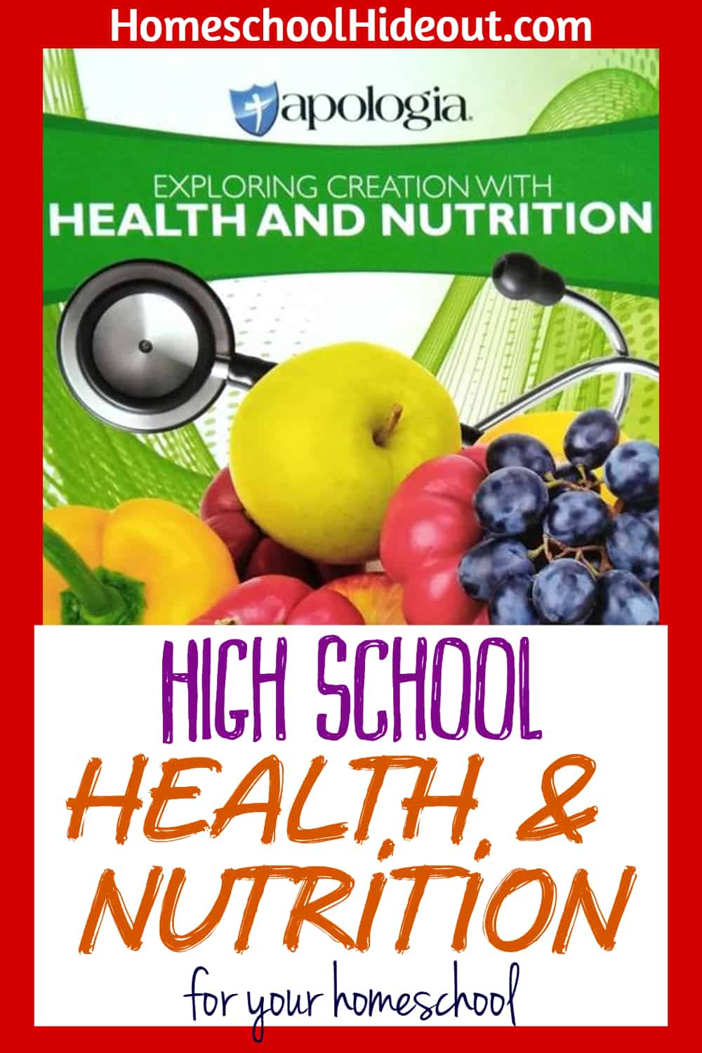 Finally! An affordable homeschool health course that covers it ALL! #apologia #homeschool #highschool #health #nutrition #mentalhealth #physicalhealth #teenagers